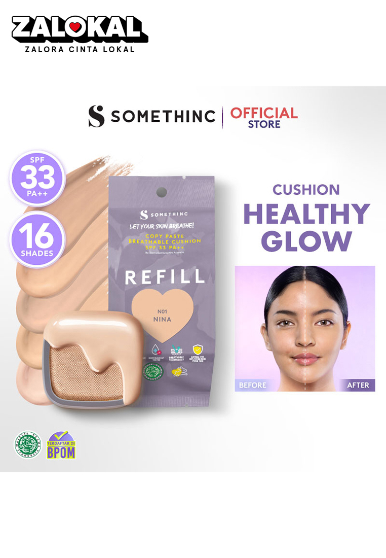 SOMETHINC (REFILL) SOMETHINC COPY PASTE BREATHABLE MESH CUSHION SPF 33 PA++ - Charlotte