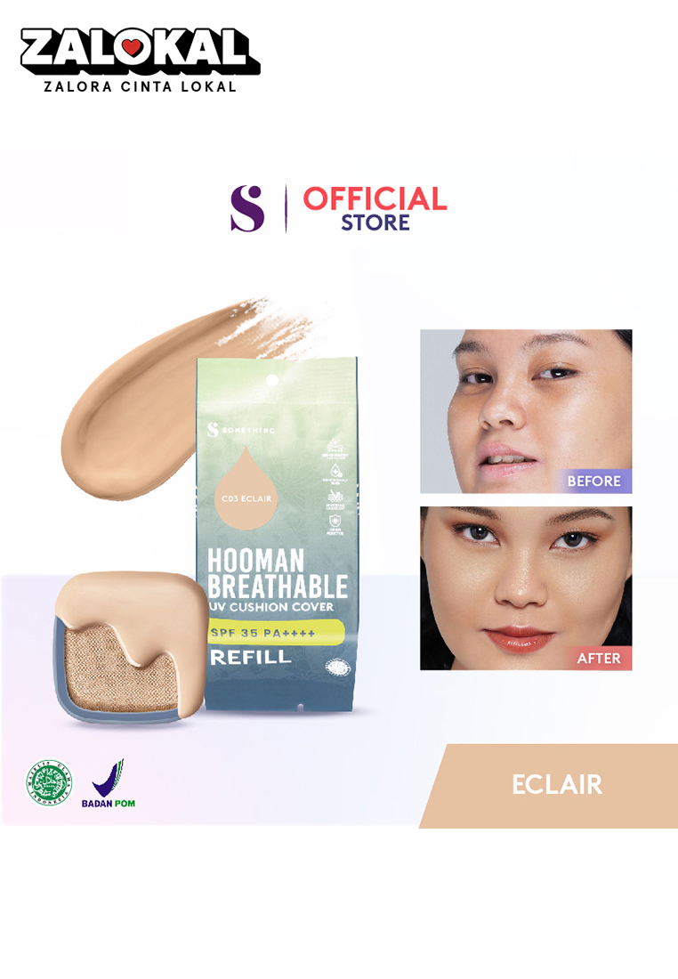 SOMETHINC (REFILL) Hooman Breathable UV Cushion Cover SPF35 PA++++ - Eclair