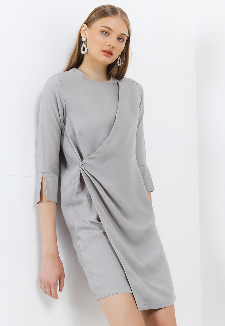 sophistix Novia Dress In Grey