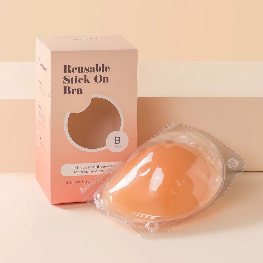 Sorella Reusable Stick On Bra N18-00A167B - Cup B Brown
