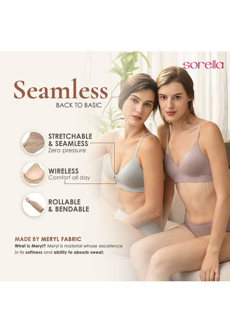 Sorella Bra Absolute Seamless Comfort 1/2 Cup S10-27146B - Brown