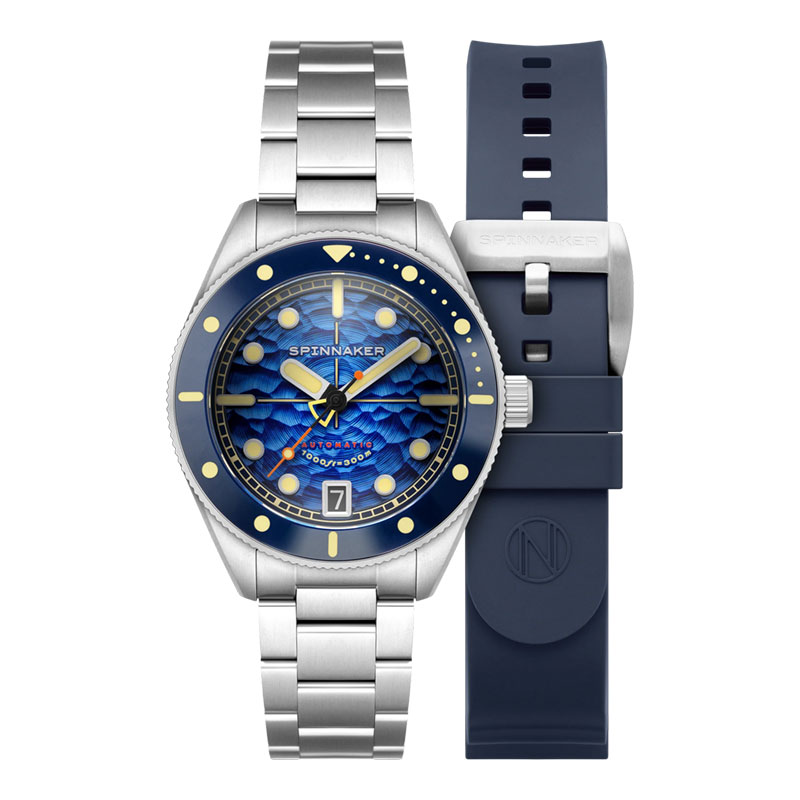 Spinnaker Jam Tangan Pria Spinnaker Challenger SP-5159-11 Automatic Depth Blue Dial Stainless Steel 