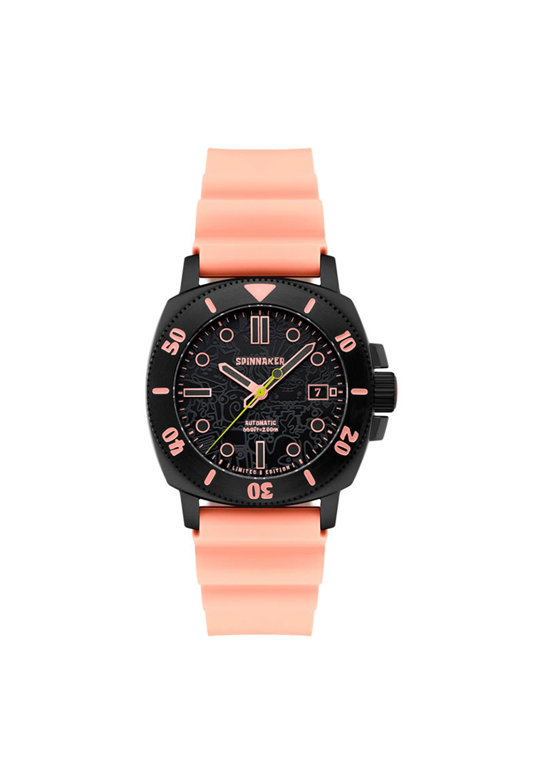 Spinnaker Jam Tangan Pria Spinnaker Hull SP-5147-02 Automatic SpongeBob SquarePants Pink Patrick Lim