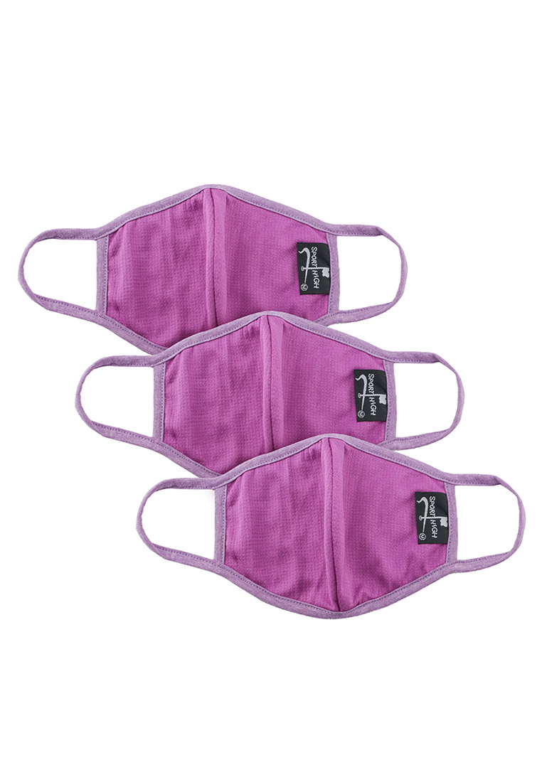 Sport High Masker Triple Layer Sport Face, Masker Kain Quick Dry Anti Bacterial
