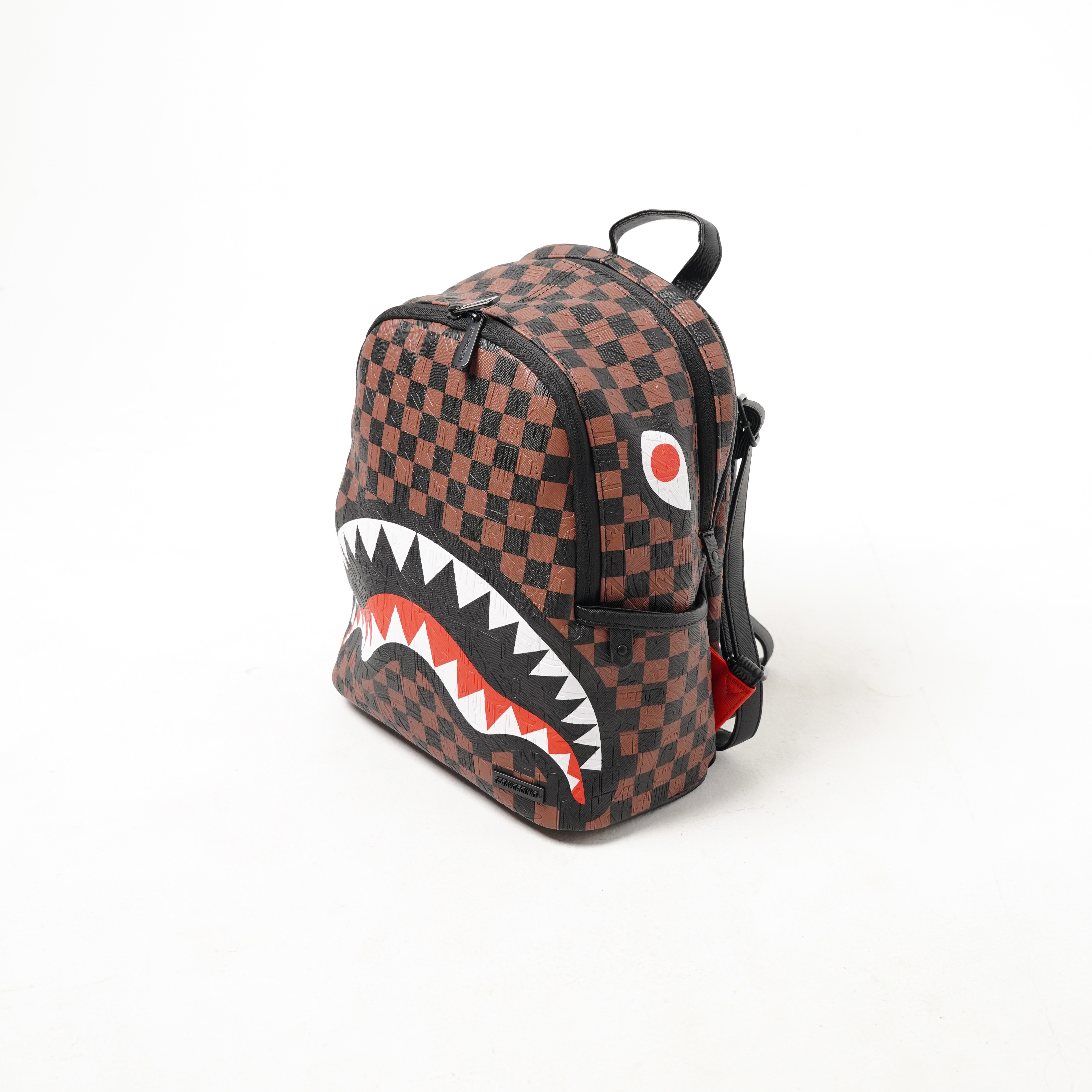 Sprayground Tas SPRAYGROUND SHARK IN PARIS PAINTED BROWN BLACK SAVAGE BACKPACK 100% ORIGINAL
