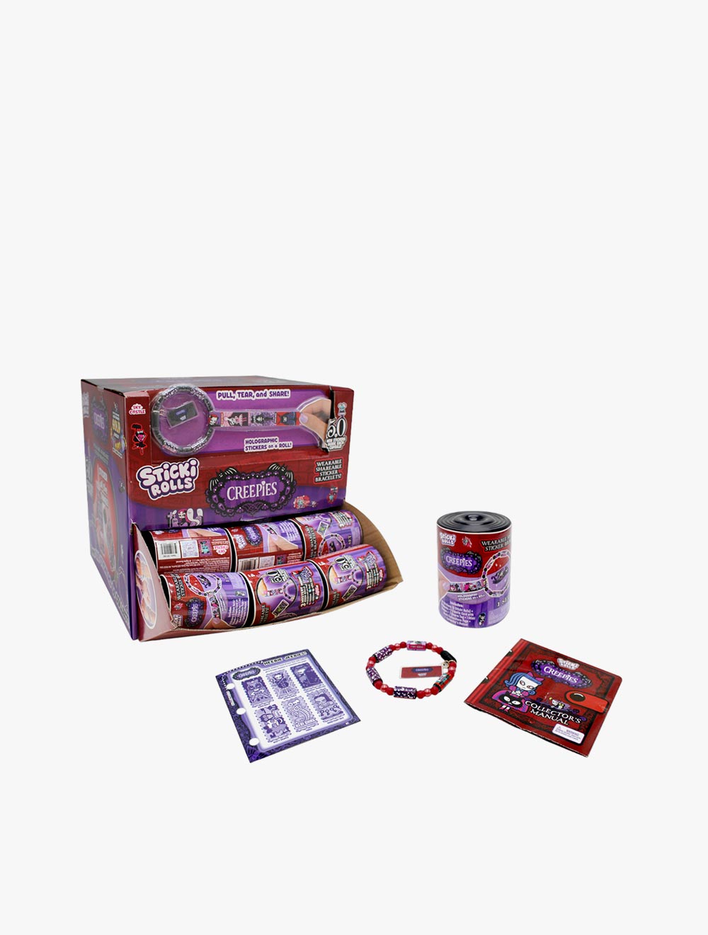 Sticki Rolls Stiki Rolls Sticki Rolls Band Capsule Creepies  - SCRSR180
