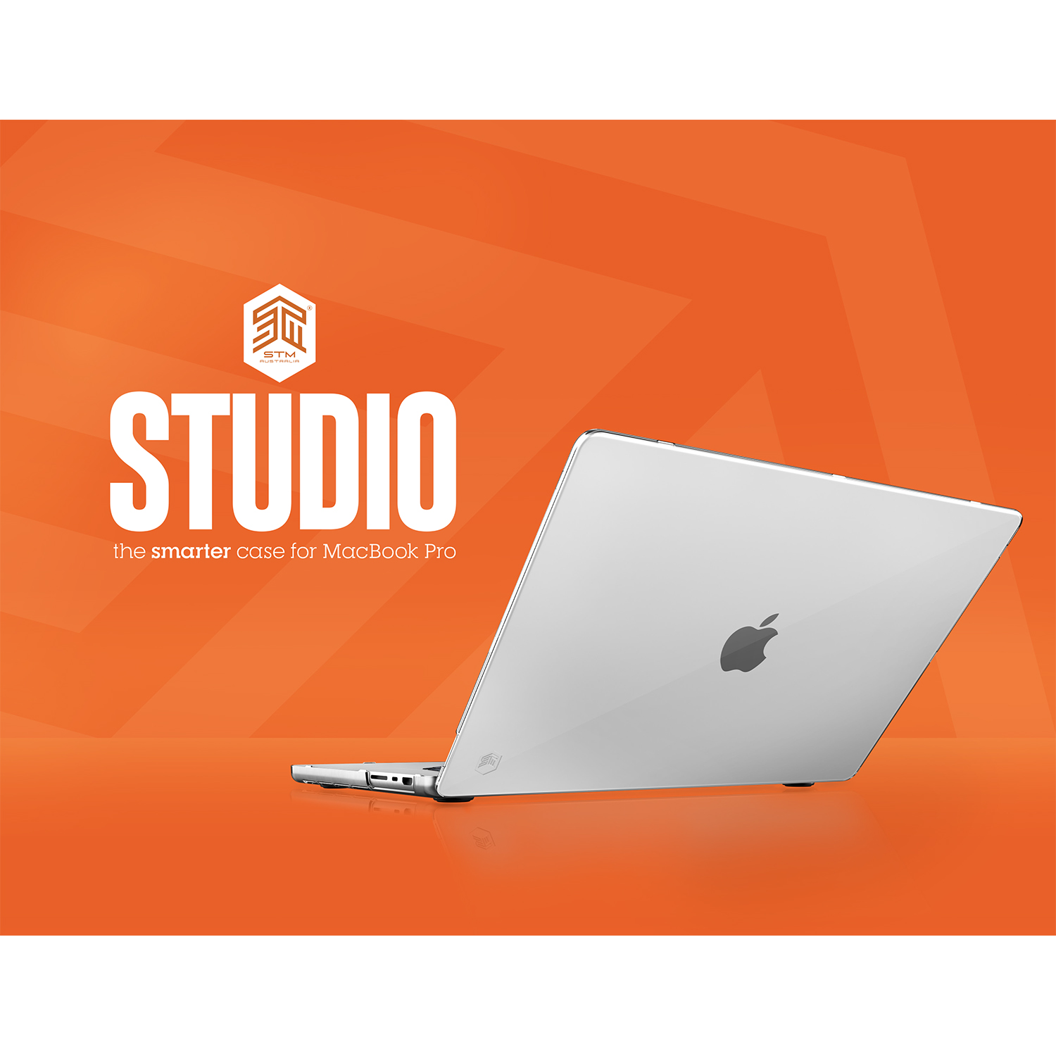 Casing MacBook Pro Retina 14 Inch M1 2021 STM Studio Case - Clear