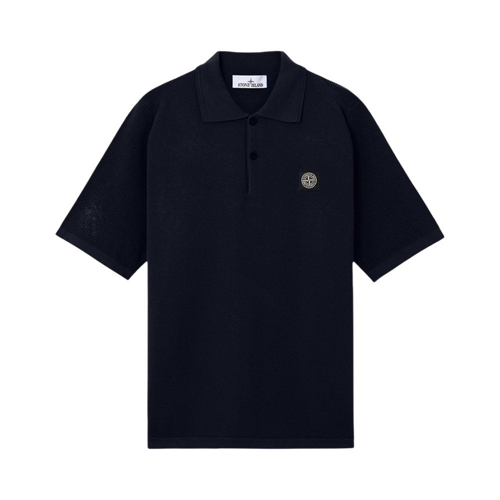 Stone Island 5100030 Micro Stitch Soft Organic Cotton Navy Blue