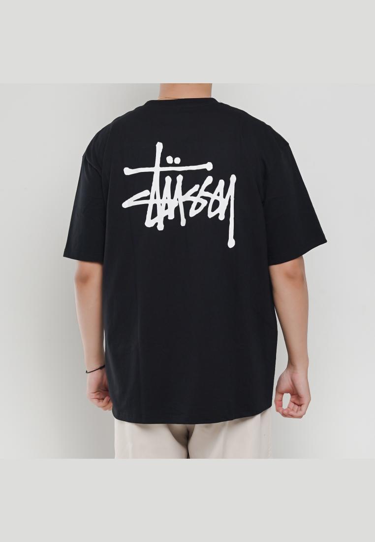 Stüssy Kaos STUSSY BASIC SIGNATURE LOGO BLACK TSHIRT 100% ORIGINAL