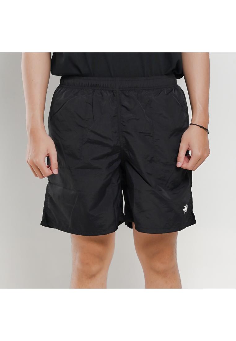 Stüssy Celana STUSSY WATER LOGO SIDE BLACK SHORT PANTS 100% ORIGINAL