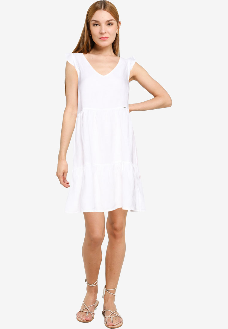 superdry white dress