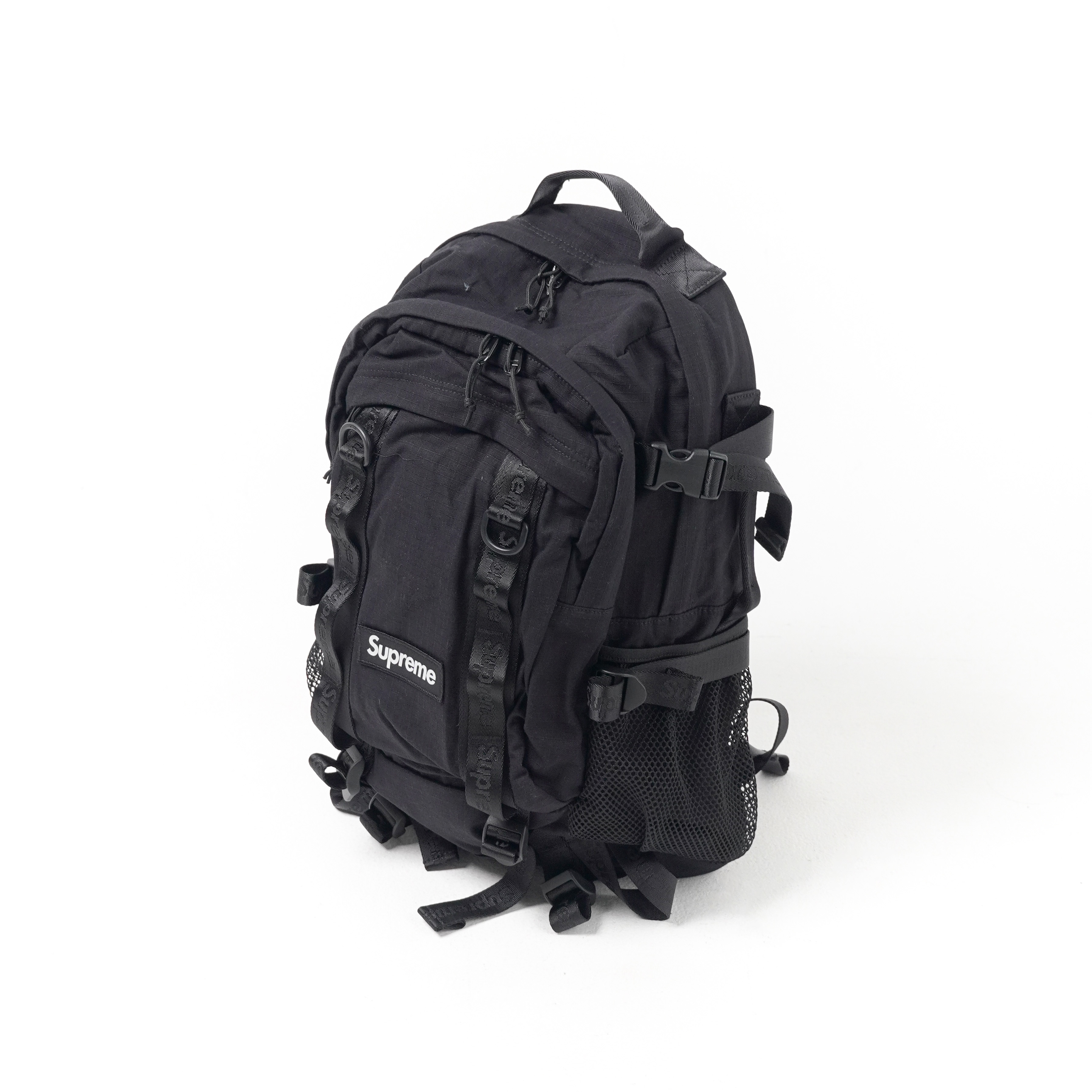 Supreme Tas SUPREME SS26 BLACK BACKPACK 100% ORIGINAL