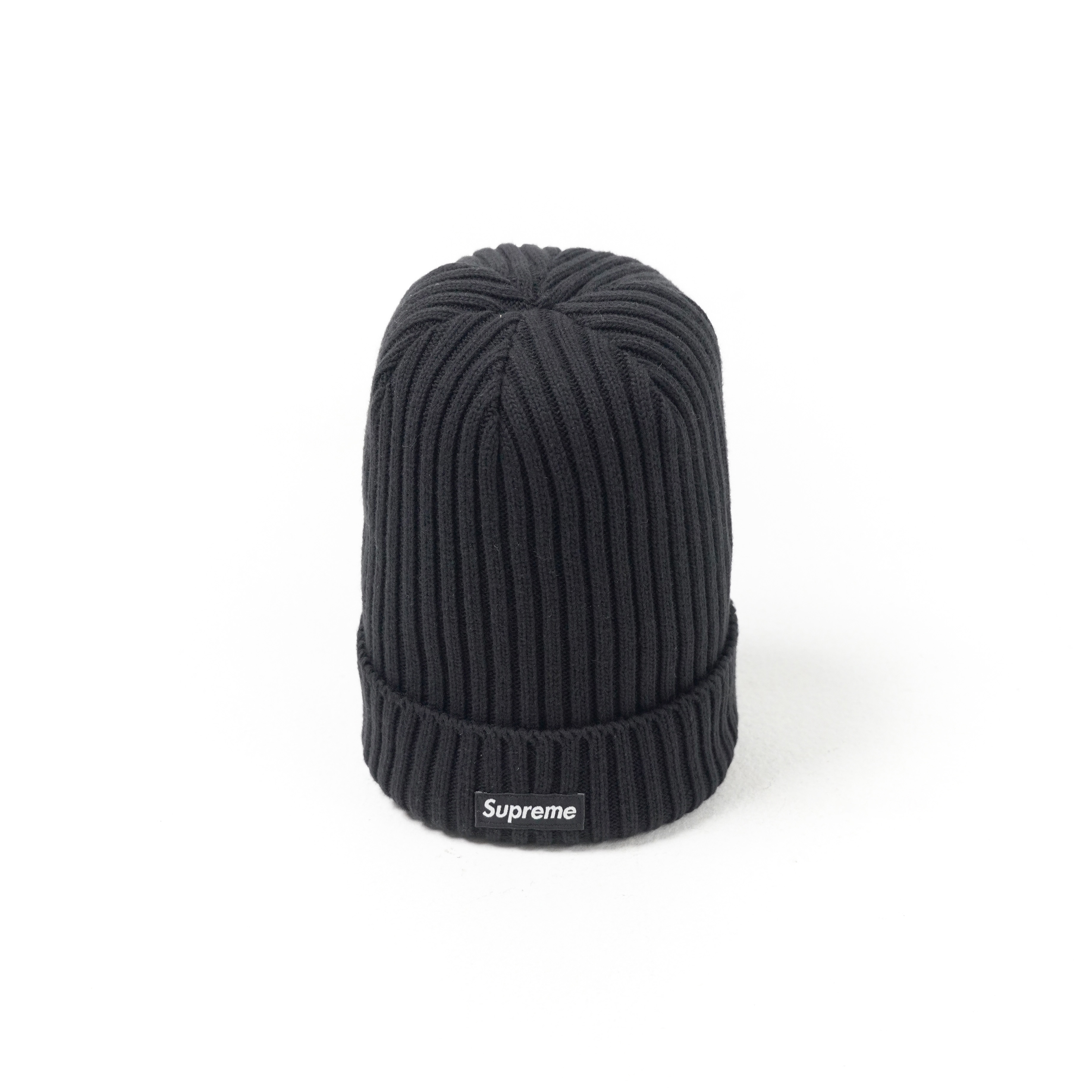 Supreme Topi SUPREME OVERDYED BLACK BEANIE 100% ORIGINAL - OS