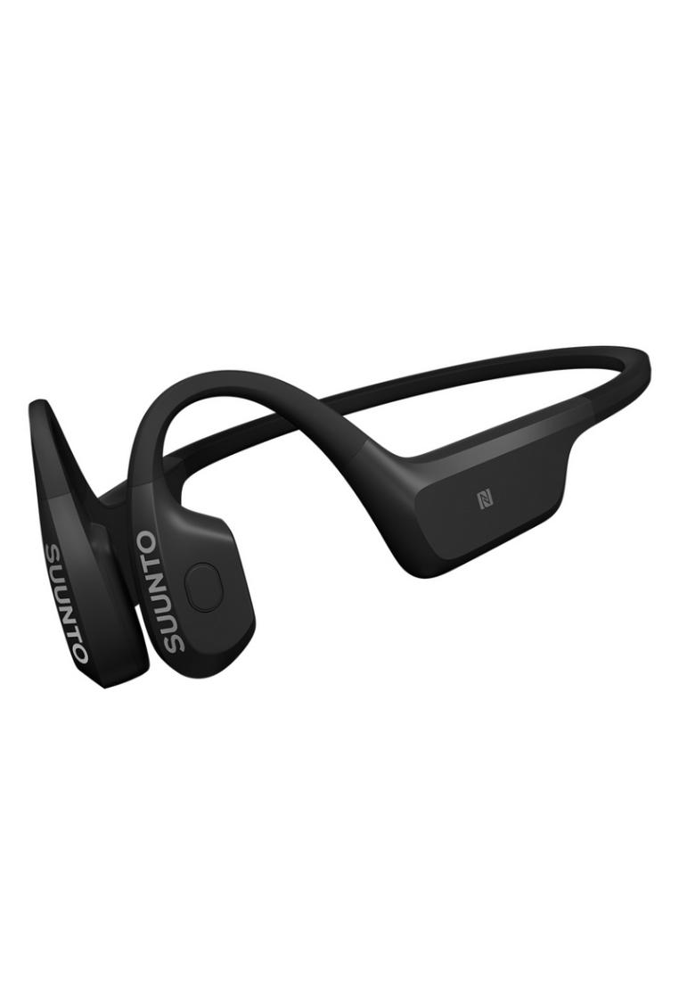 Suunto AQUA Black SS051023000 , Waterproof open-ear bone conduction headphones for swims