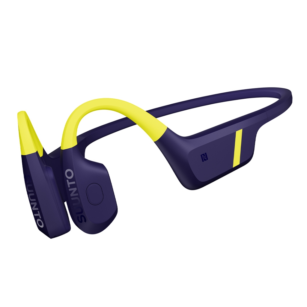 Suunto AQUA SS051108000 Lime Blue Waterproof open-ear bone conduction headphones for swims