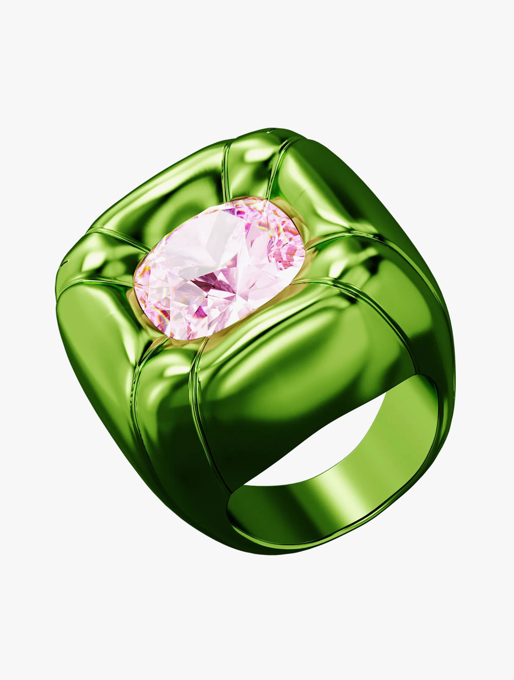 Swarovski Dulcis Cocktail Ring, Green - 50 - Green