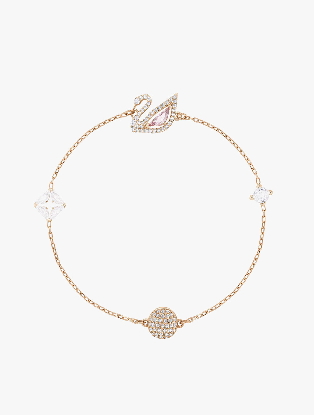 Swarovski Dazzling Swan Bracelet - Gold