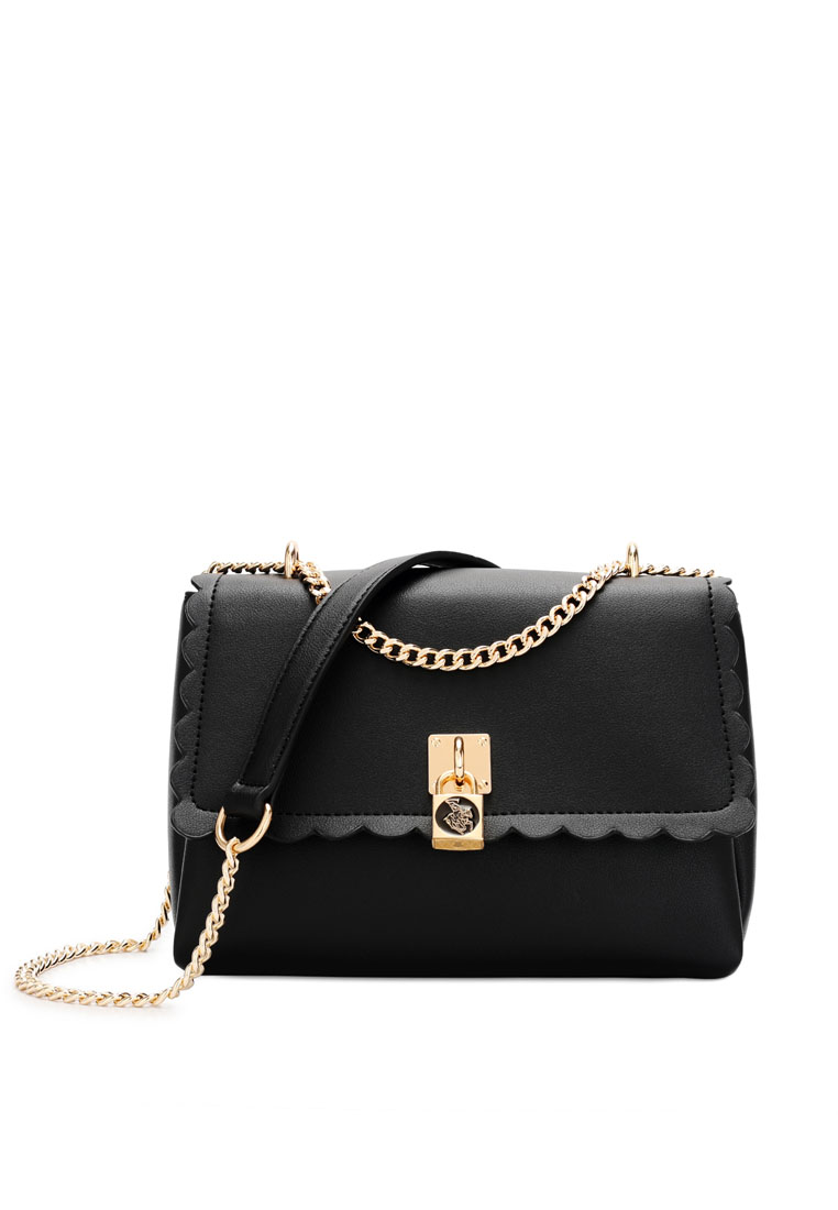 Swiss Polo Chain Shoulder Bag / Sling Bag / Crossbody Bag (Tas Bahu Wanita / Tas Selempang Wanita) -