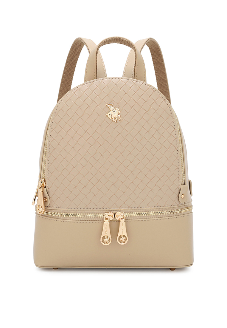 Swiss Polo Women's Backpack (Tas Ransel Wanita / Tas Punggung Wanita) - Krem