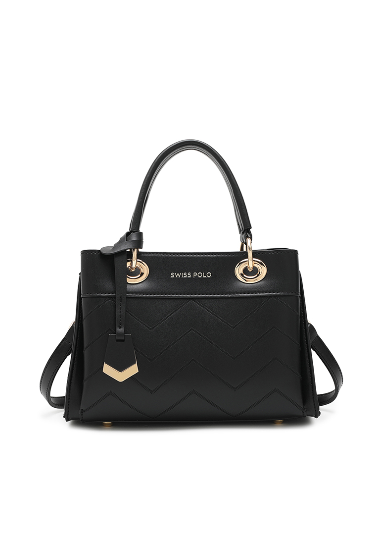 Swiss Polo Women's Zig Zag Quilted Top Handle Bag / Crossbody Bag / Shoulder Bag (Tas Selempang Wani