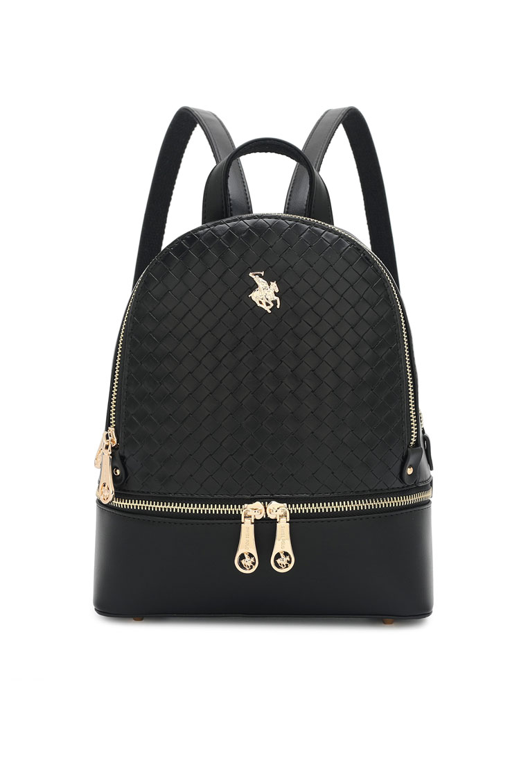 Swiss Polo Women's Backpack (Tas Ransel Wanita & Tas Punggung Wanita) - Hitam
