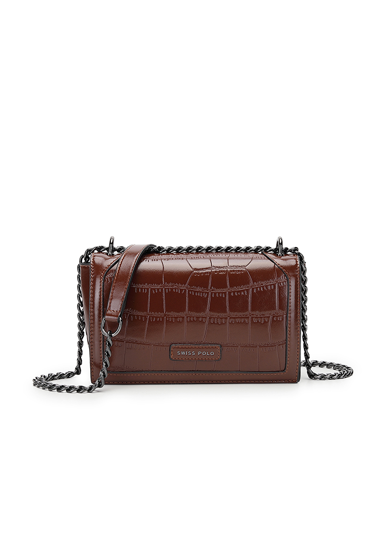 Swiss Polo Women's Chain Shoulder Bag / Sling Bag / Crossbody Bag (Tas Bahu Wanita / Tas Selempang W
