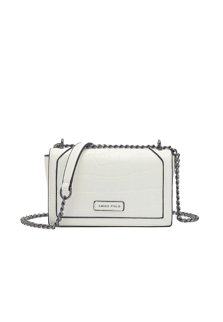 Swiss Polo Women's Chain Shoulder Bag / Sling Bag / Crossbody Bag (Tas Bahu Wanita / Tas Selempang W