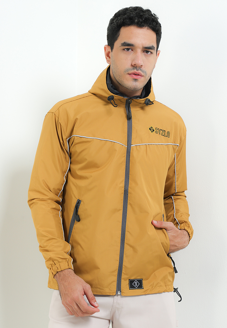 SYZLO Jaket Outdoor Packable Bisa Dilipat Jadi Tas - Caramel