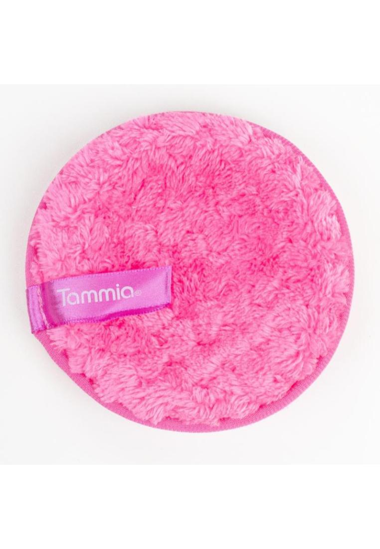 Tammia Reusable Soft Makeup Remover Cleansing Pad Bold Pink Purple