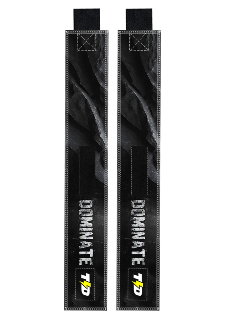 TD Active TB017 Wristband Wrist Wrap Support Gym Oly Lifting "dominate"