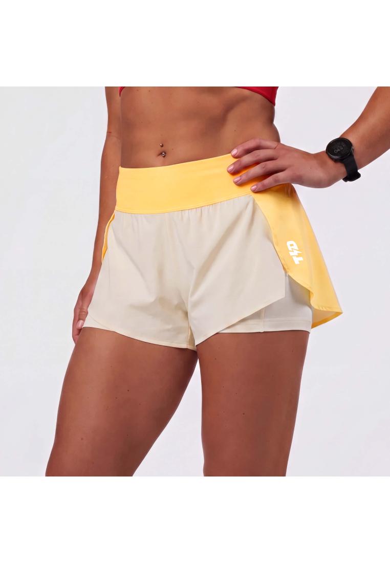 TD Active TDACTIVE Celana Lari Running Shorts 2 Color inside legging - baby chick yellow LB157