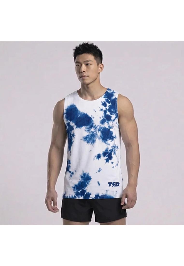 TD Active TDACTIVE Kaos Kutung Lari Tank Top Sleeveless Pria SuperAirDryLite - shibori tie dye serie