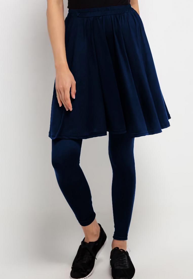 TD Active LB060 Leging Rok Olahraga Dual Layer (2-In-1) Navy