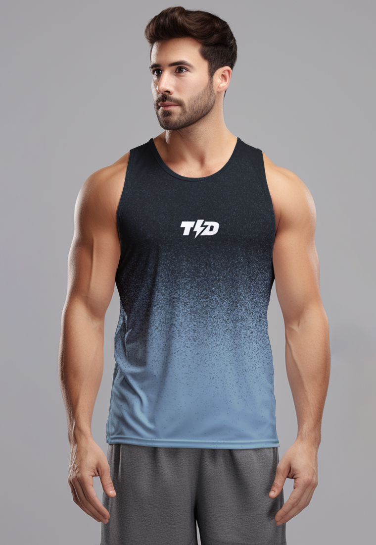TD Active MSA83 Muscle Tank Cross Training "acid rain light blue"