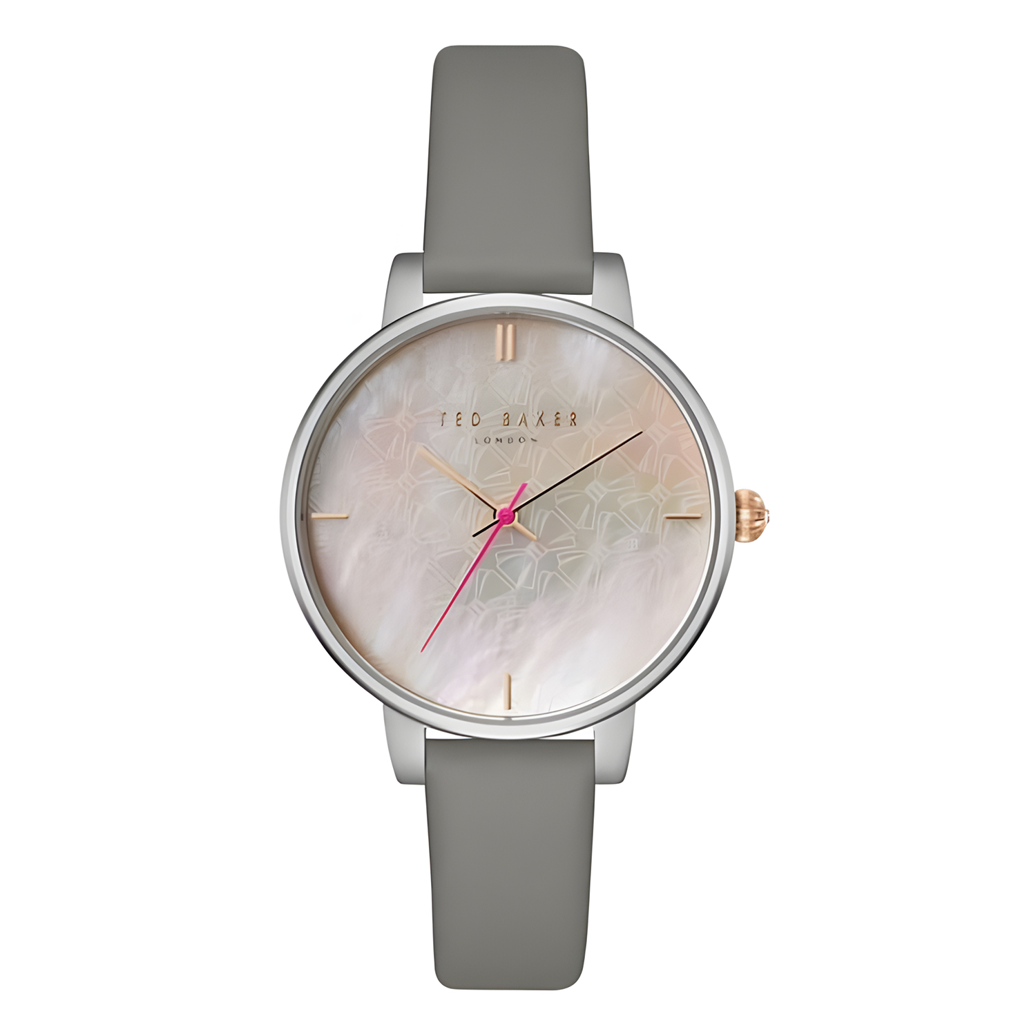 TED BAKER Kate - Women's Watch - Grey Stainless Case - Grey Leather Strap - TE15162002