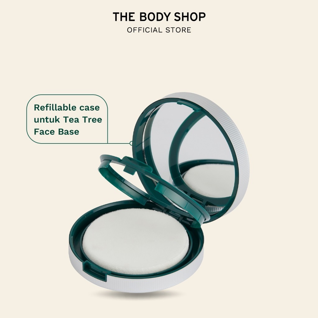 The Body Shop Tea Tree Face Base Compact Case