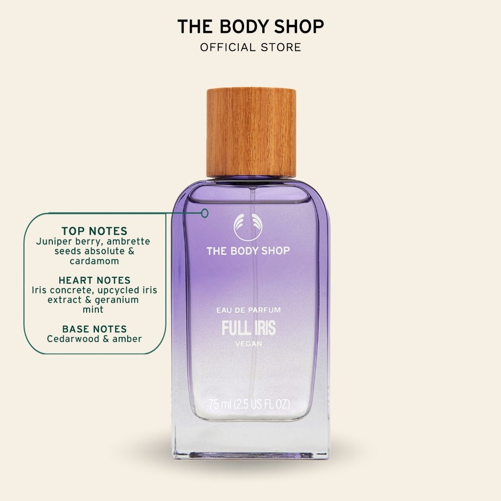 The Body Shop Full Iris Eau De Parfum EDP 75ml