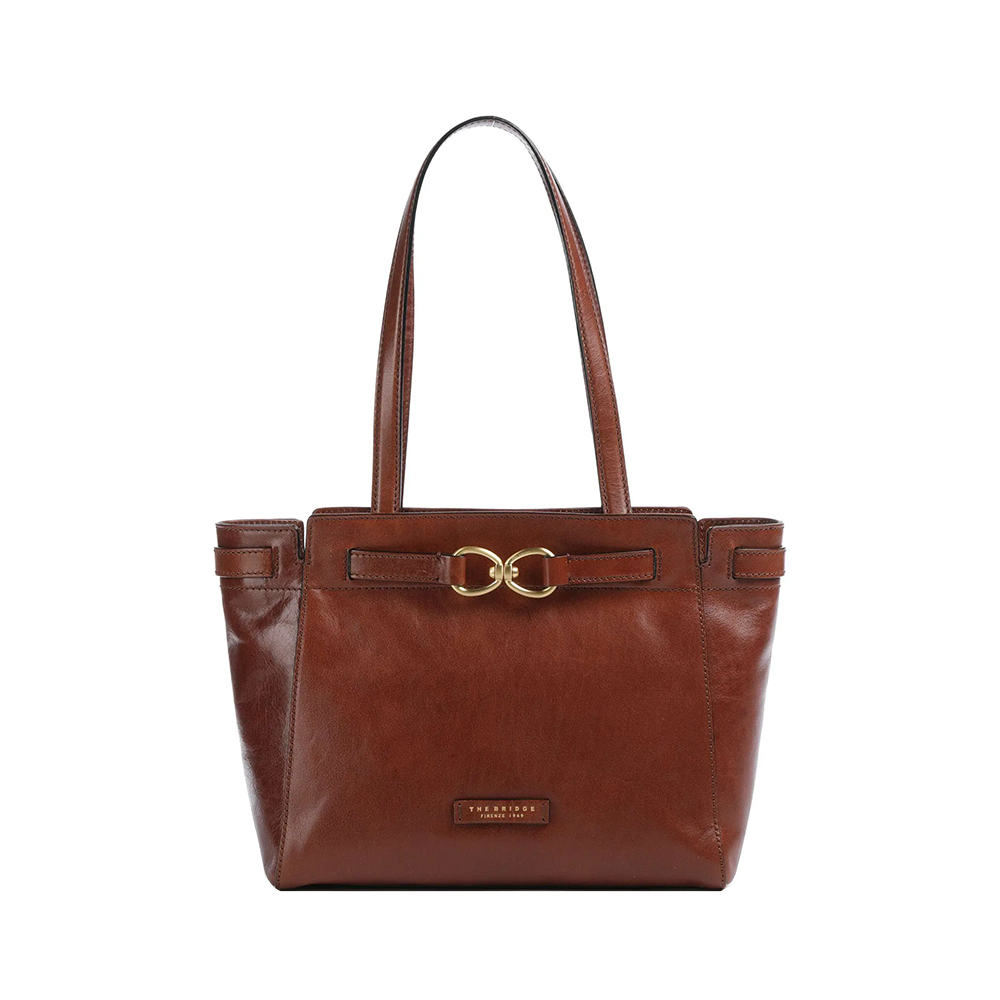 The Bridge [9.9ANTI GAYA] Isotta Tote Bag Brown