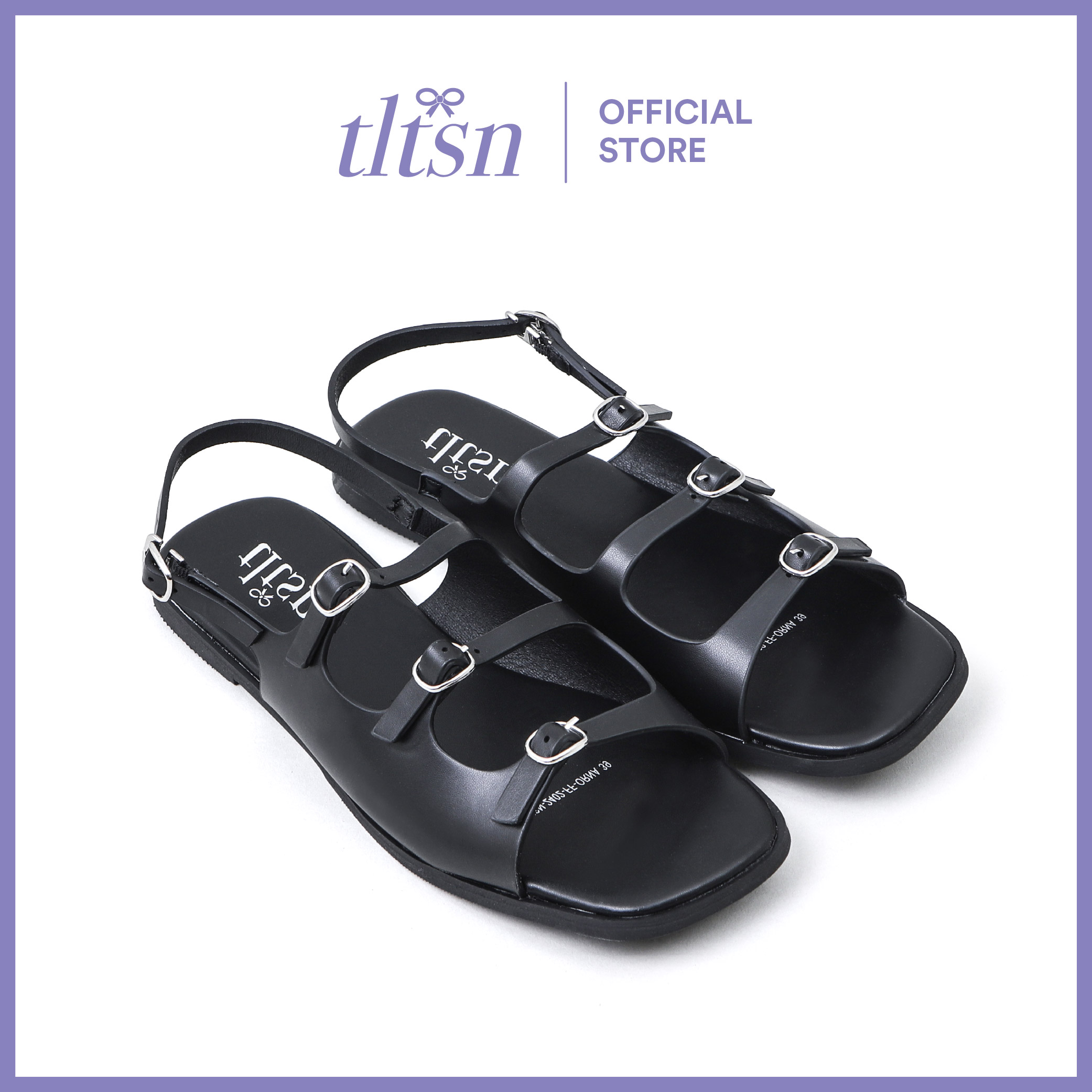 The Little Things She Needs - ORNA Flatshoes Sepatu Sandal Wanita Black [TSN0002235.C0004]