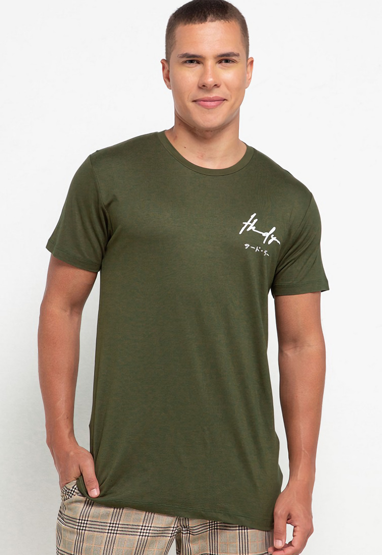 Third Day MTH67 Third Day Thdy Sign Dakir Kaos Unisex Pria Green Army