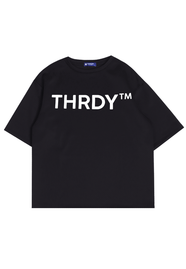 Third Day MTK59 Kaos Oversize Distro Pria THRDYtm Hitam