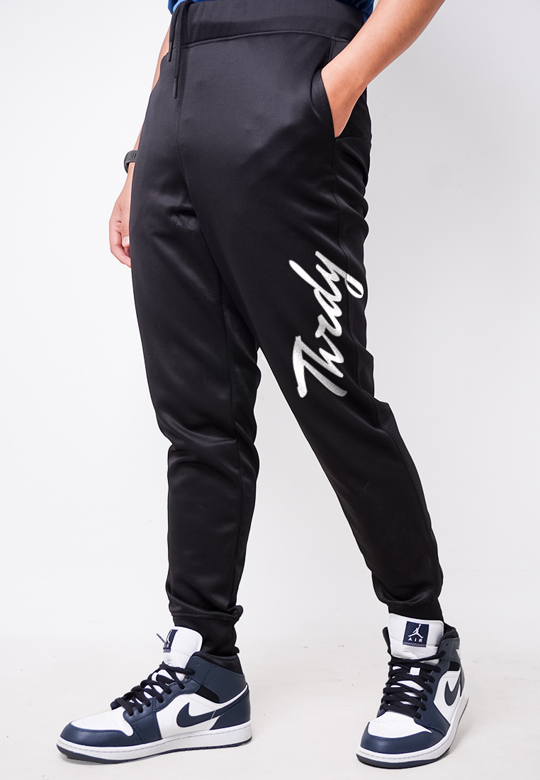 Third Day MC033 celana jogger pria anti air kasual korea keren thrdysign hitam