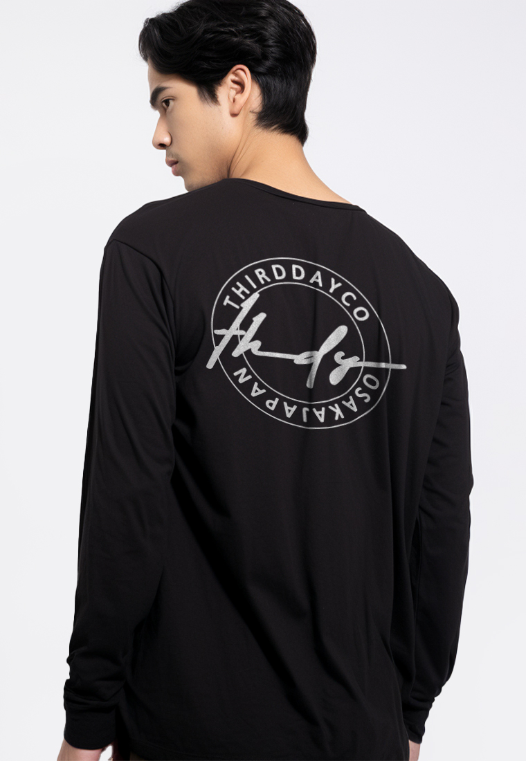 Third Day MTV06 kaos lengan panjang premium arm "thdysign stamp" hitam