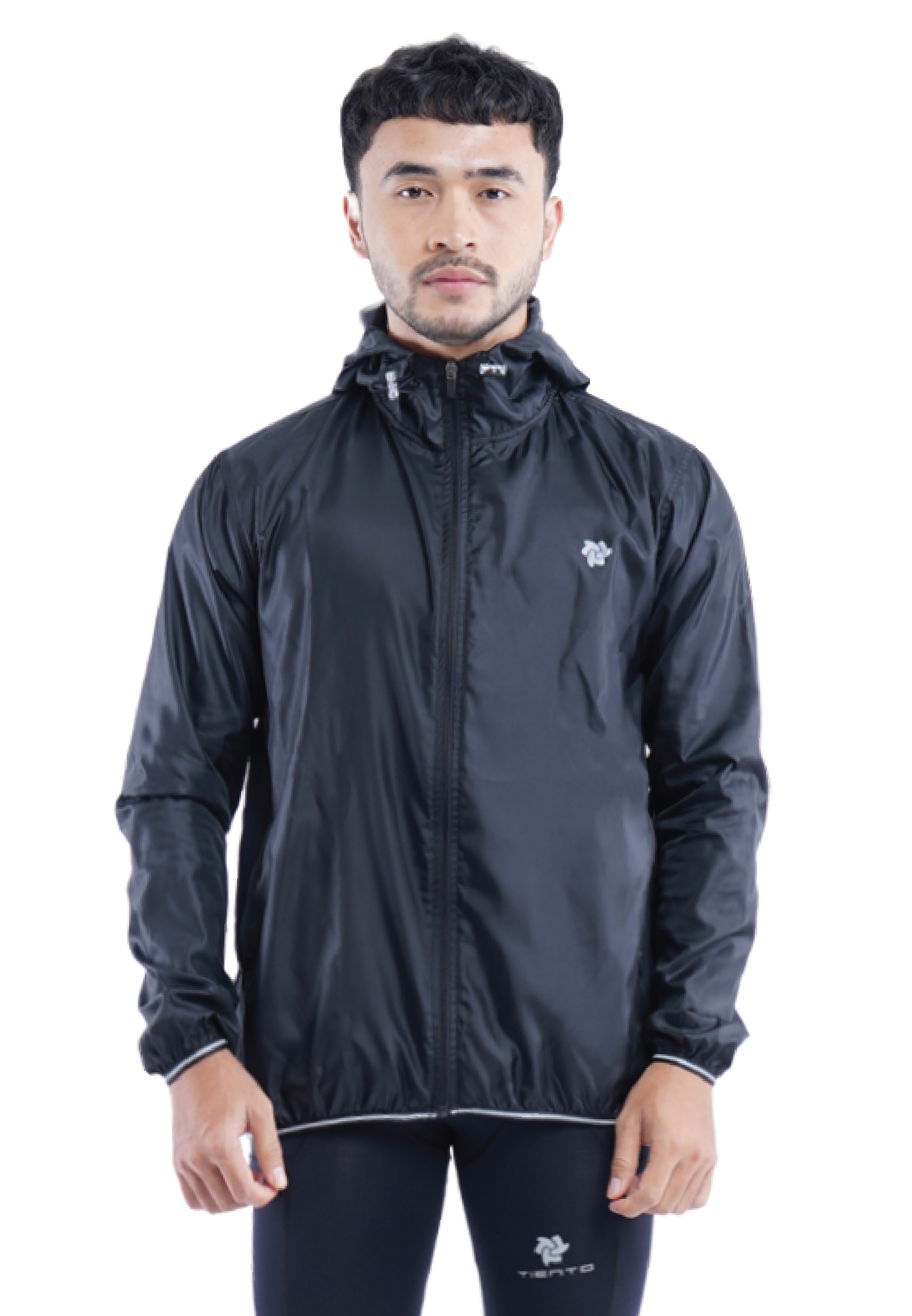 Tiento Jaket Hoodie Running Tracktop Jacket Olahraga Jogging Lari Sports Erazzor