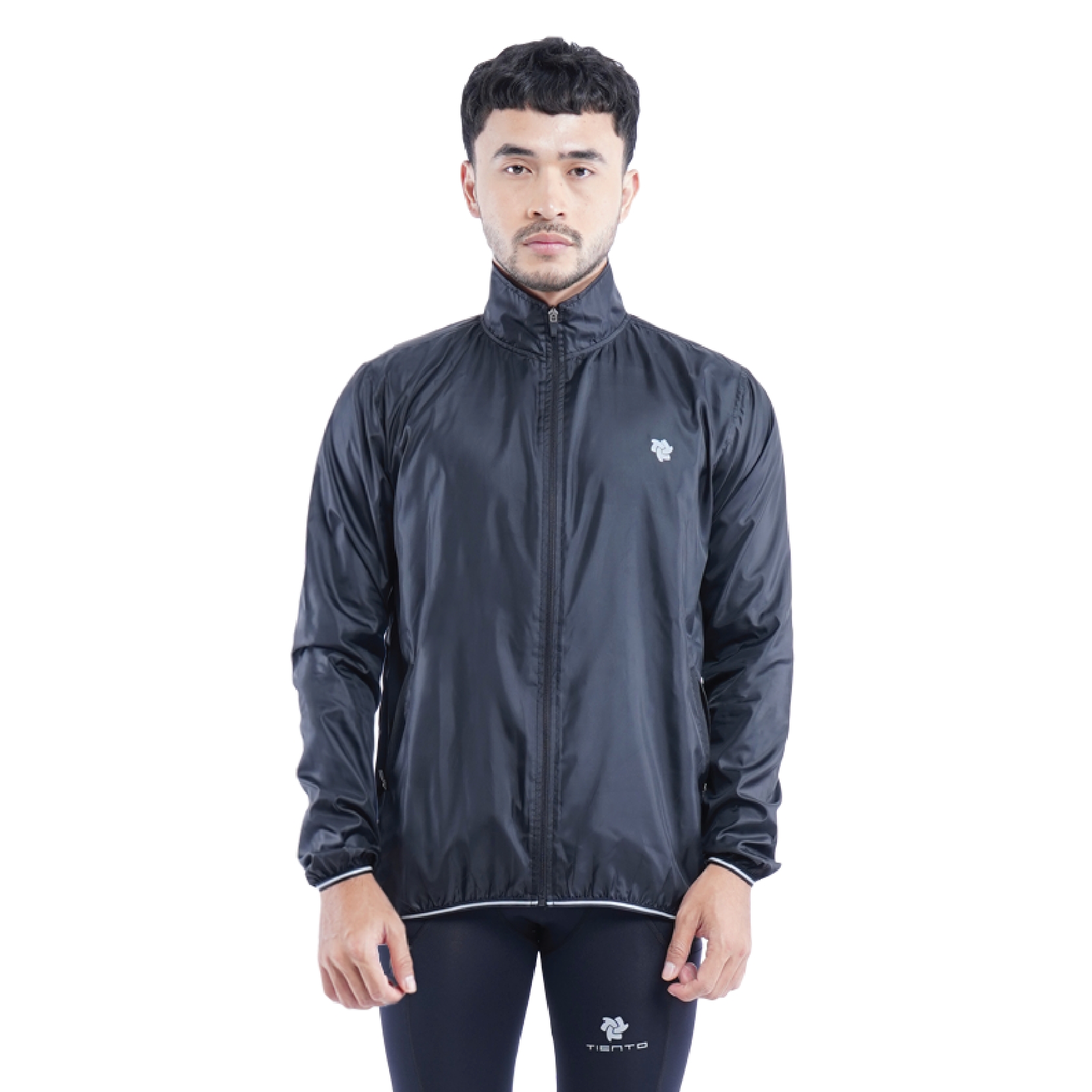 Tiento Jaket Sport Running Tracktop Jogging Turtleneck Jacket Olahraga Lari Prime