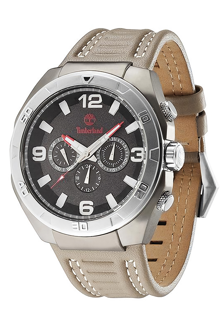 Timberland Watch Timberland - Jam Tangan Analog Pria - Brown - Leather Strap - TBL 13902 JSUS-02