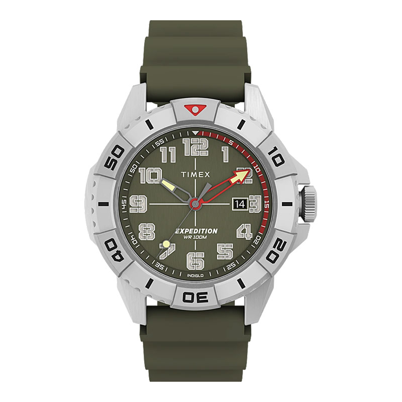 Jam Tangan Pria Timex Expedition North Ridge TW2V40700 Quartz Hijau 42mm