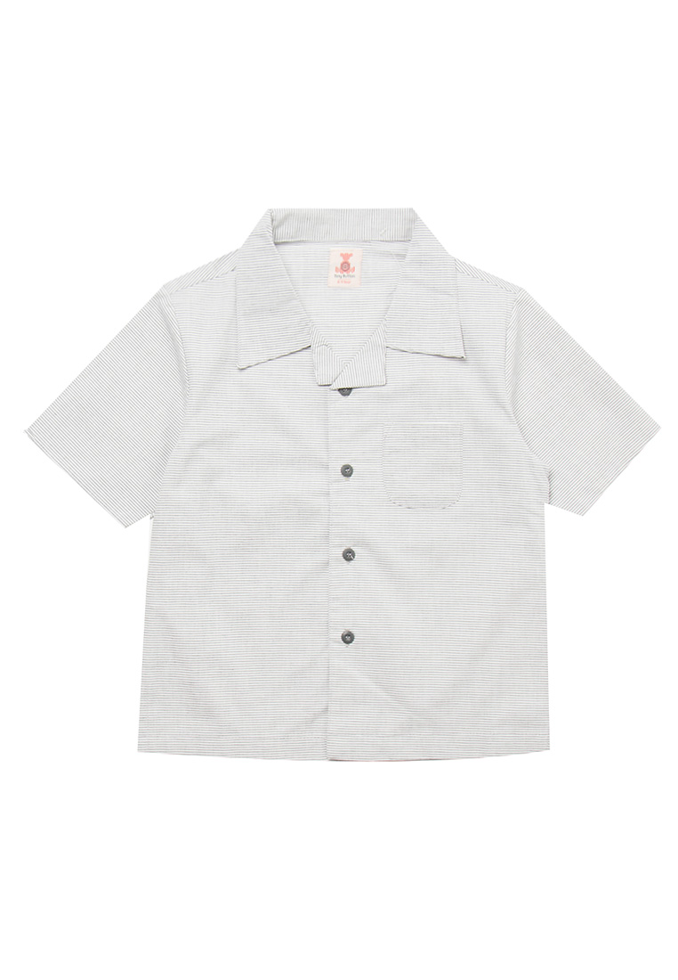 Tiny Button Boy Bowling Shirt