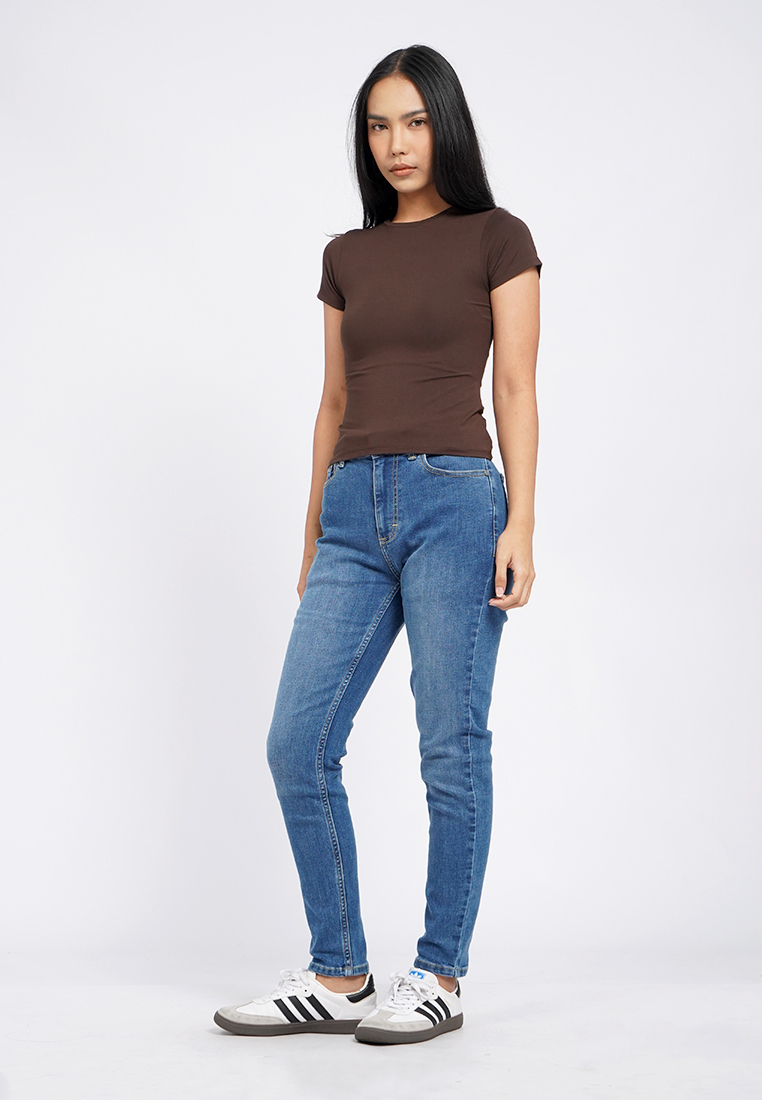 Tirajeans Skinny Jeans Denim 7-LLDNKEY125D050 MED BLUE