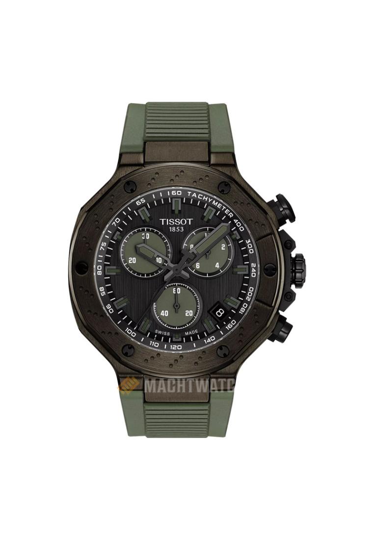 Tissot Jam Tangan Pria Tissot T-Race Quartz Chronograph 45mm T-Sport T141.417.37.061.02 Dark Grey Di